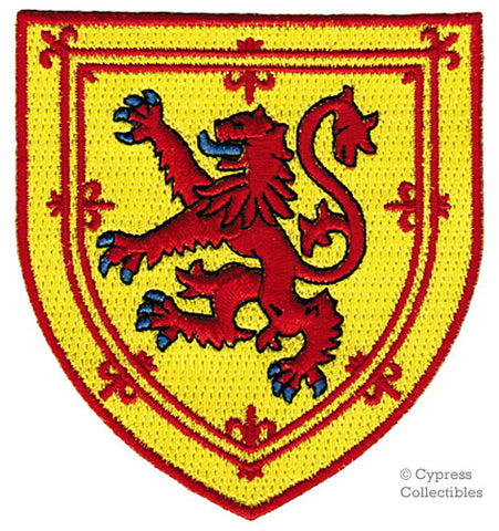 SCOTLAND LION RAMPANT SHIELD PATCH