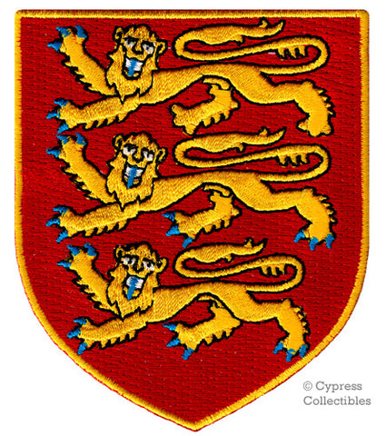 ENGLAND COAT OF ARMS PATCH