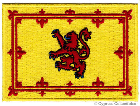 SCOTLAND LION RAMPANT FLAG PATCH